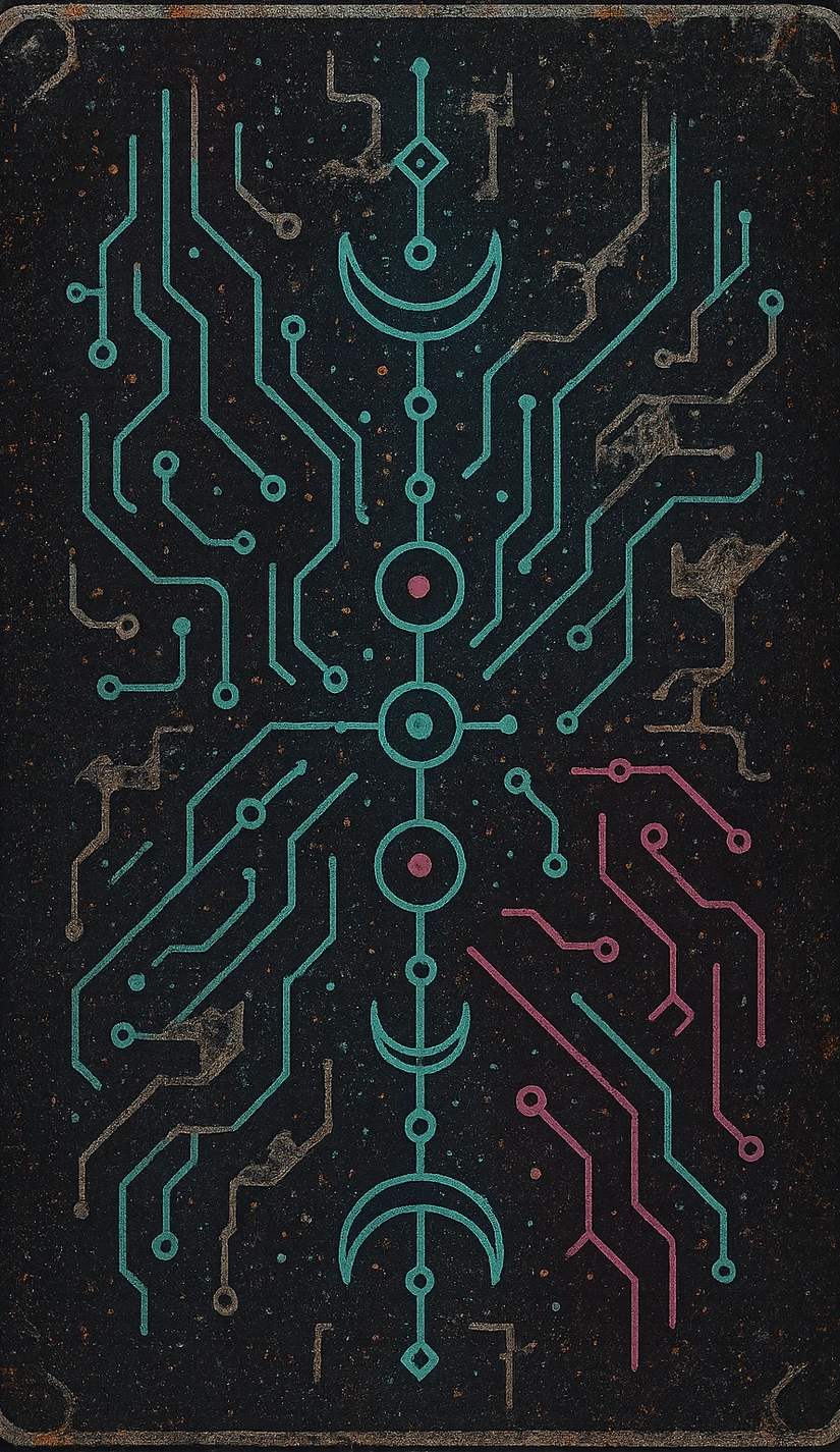 SPACEPUNK Tarot card back