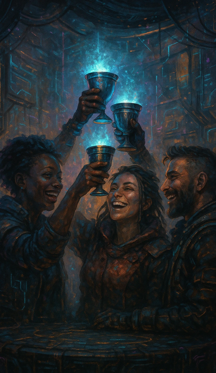 Cups Three