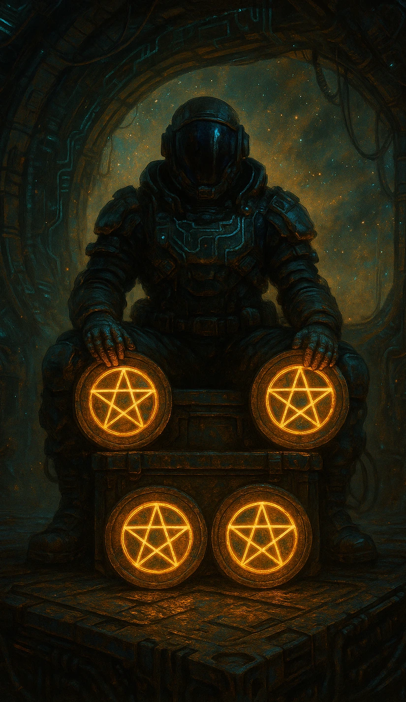 Pentacles Four