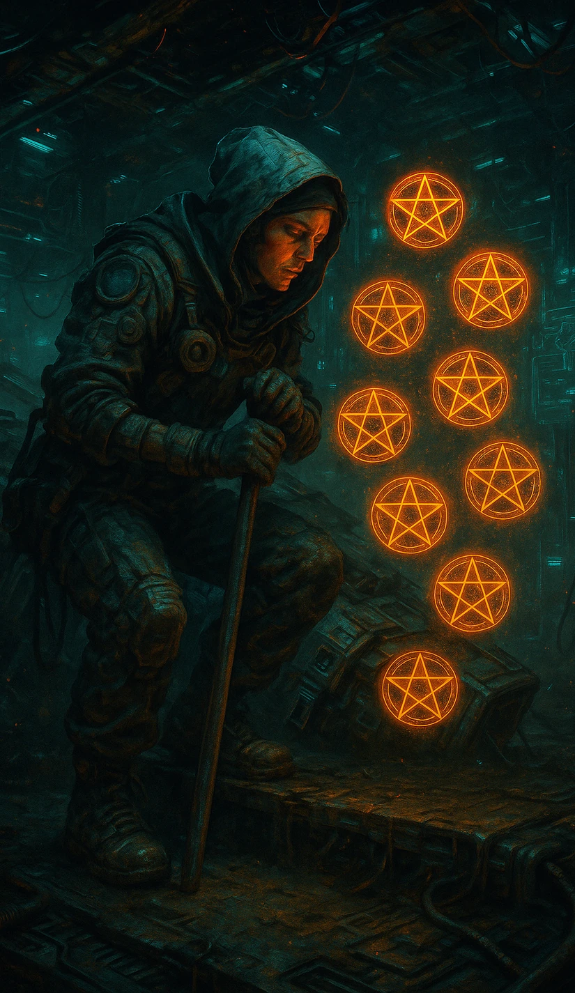 Pentacles Seven