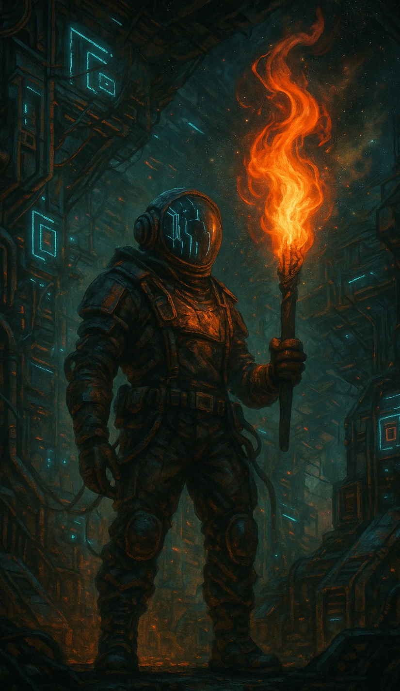 SPACEPUNK Tarot card preview