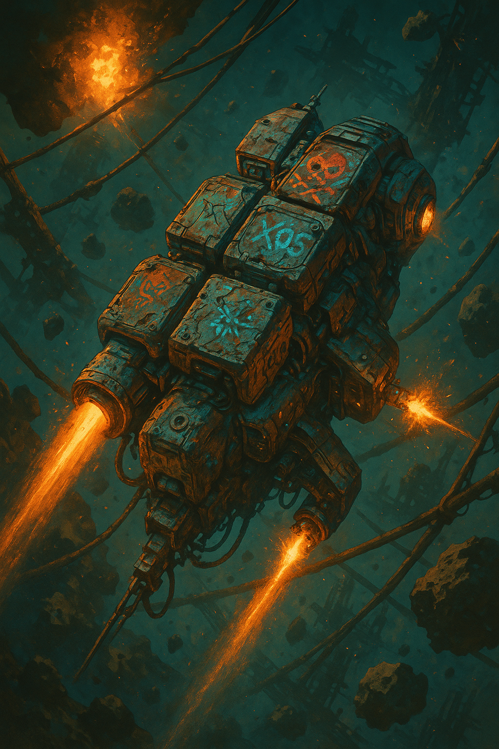 SPACEPUNK ship gallery concept art